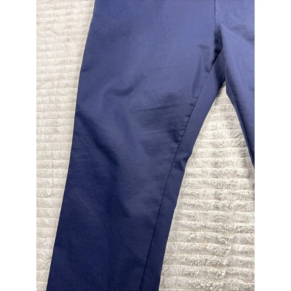 Peter Millar EB66 Mens Size 40x32 Golf Pants‎ Crown Sport Navy Blue EUC Comfy
